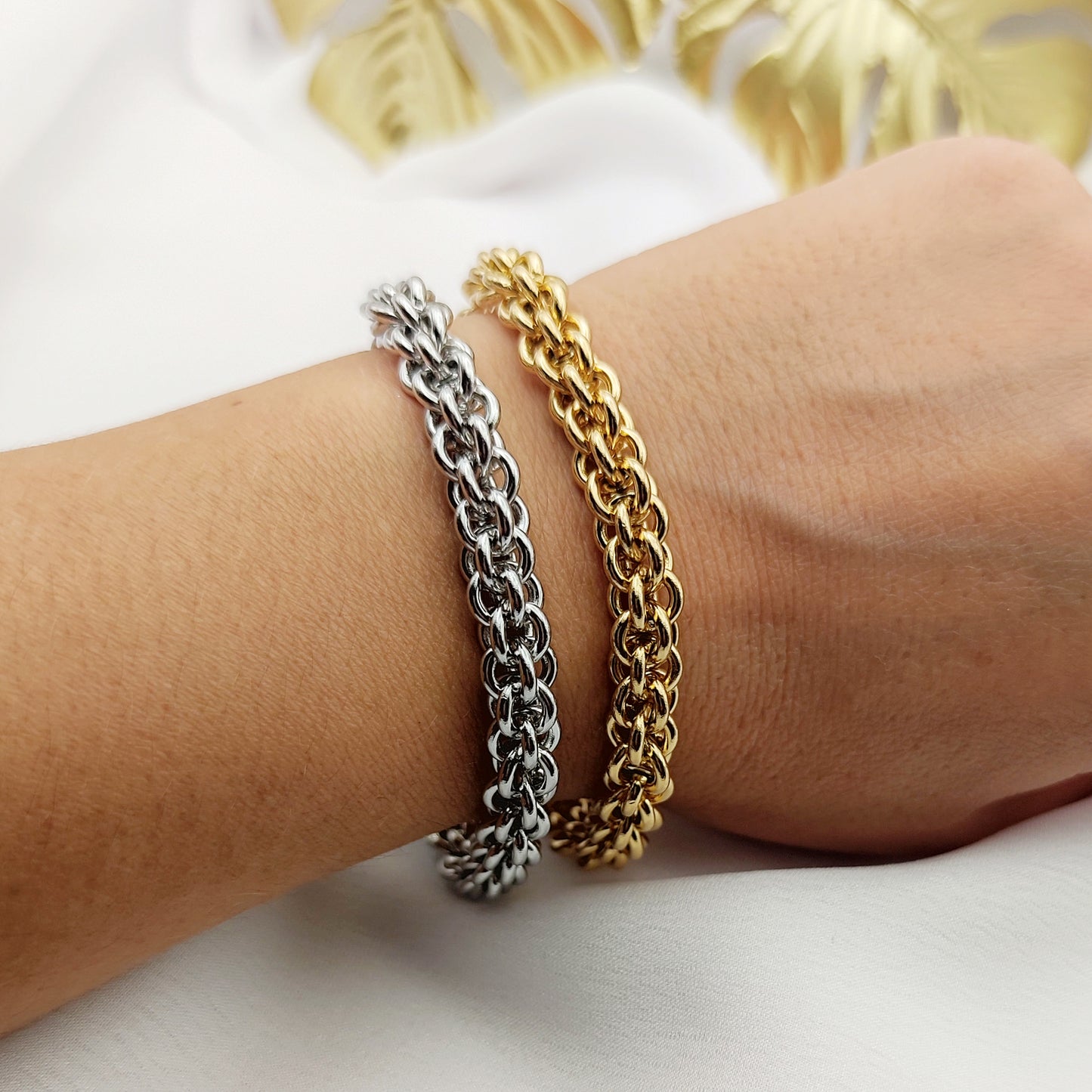 Bracciale intreccio oro