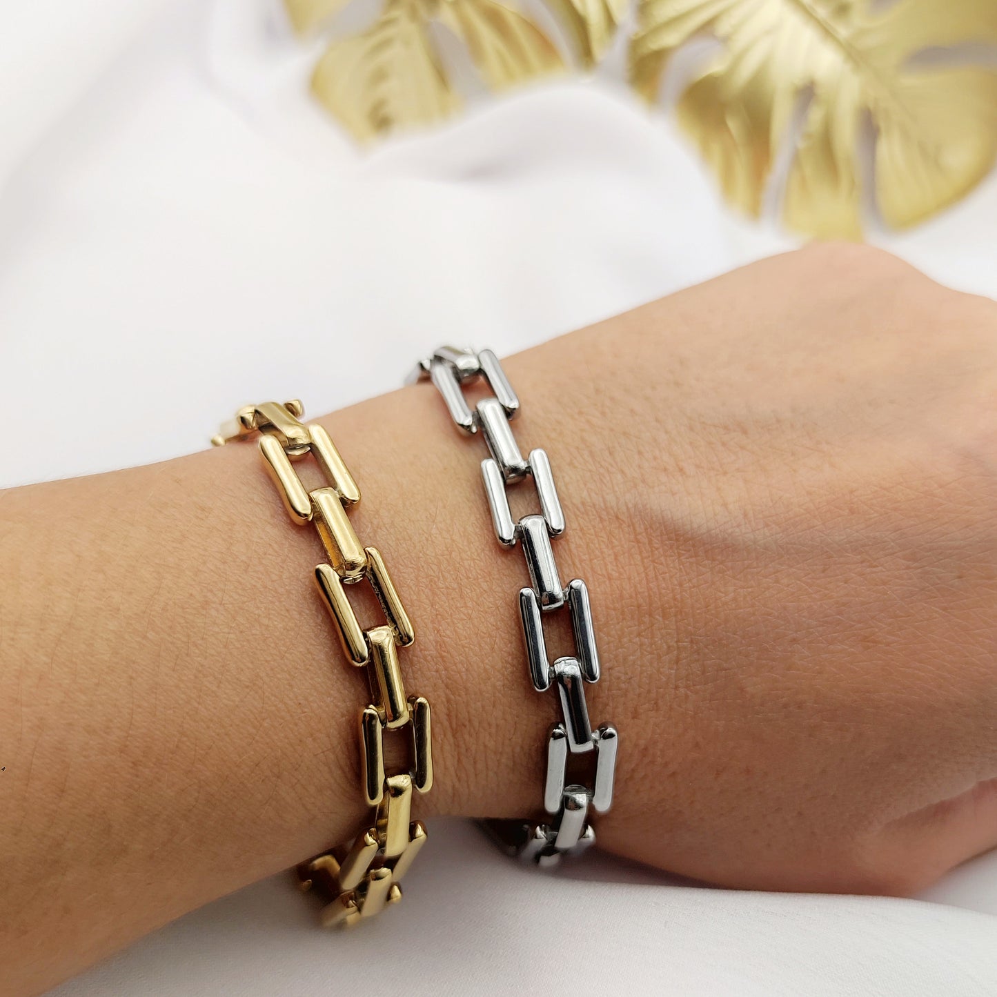 Bracciale squared oro