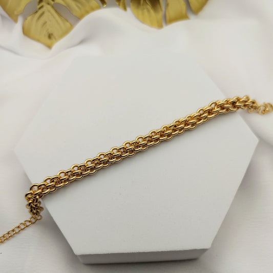 Bracciale intreccio oro