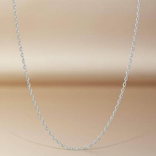 Catenina forzatina silver lunghezza PERSONALIZZABILE a partire da €8