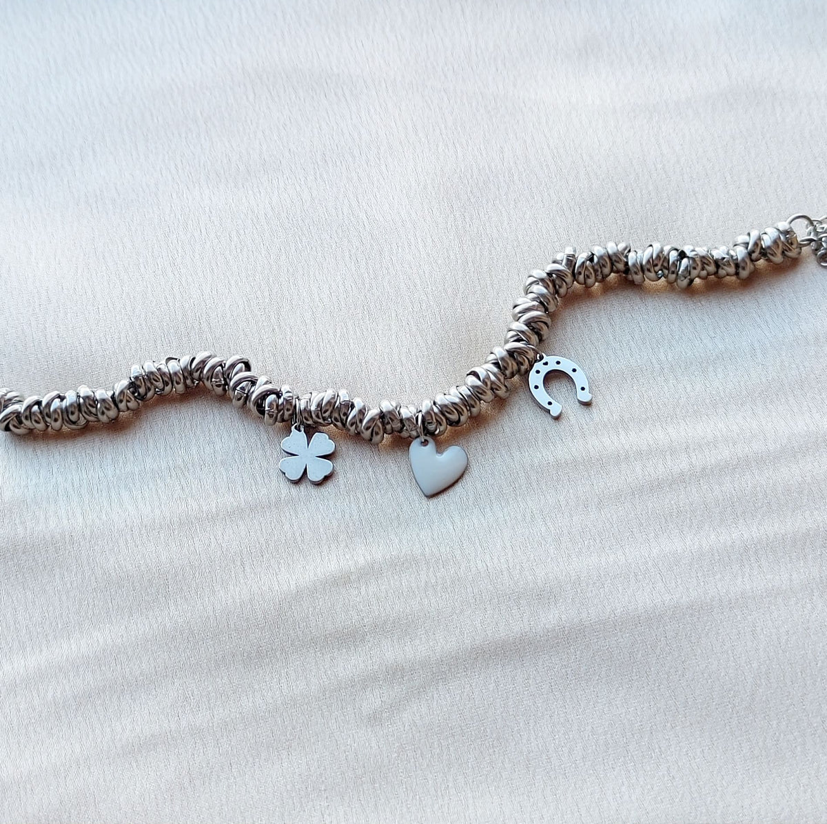 Bracciale nodini con charms PERSONALIZZABILI a partire da €10