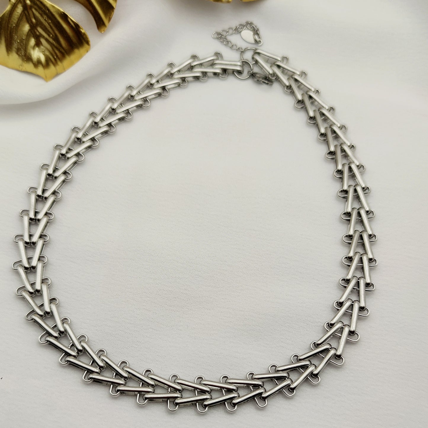 Collana twist silver