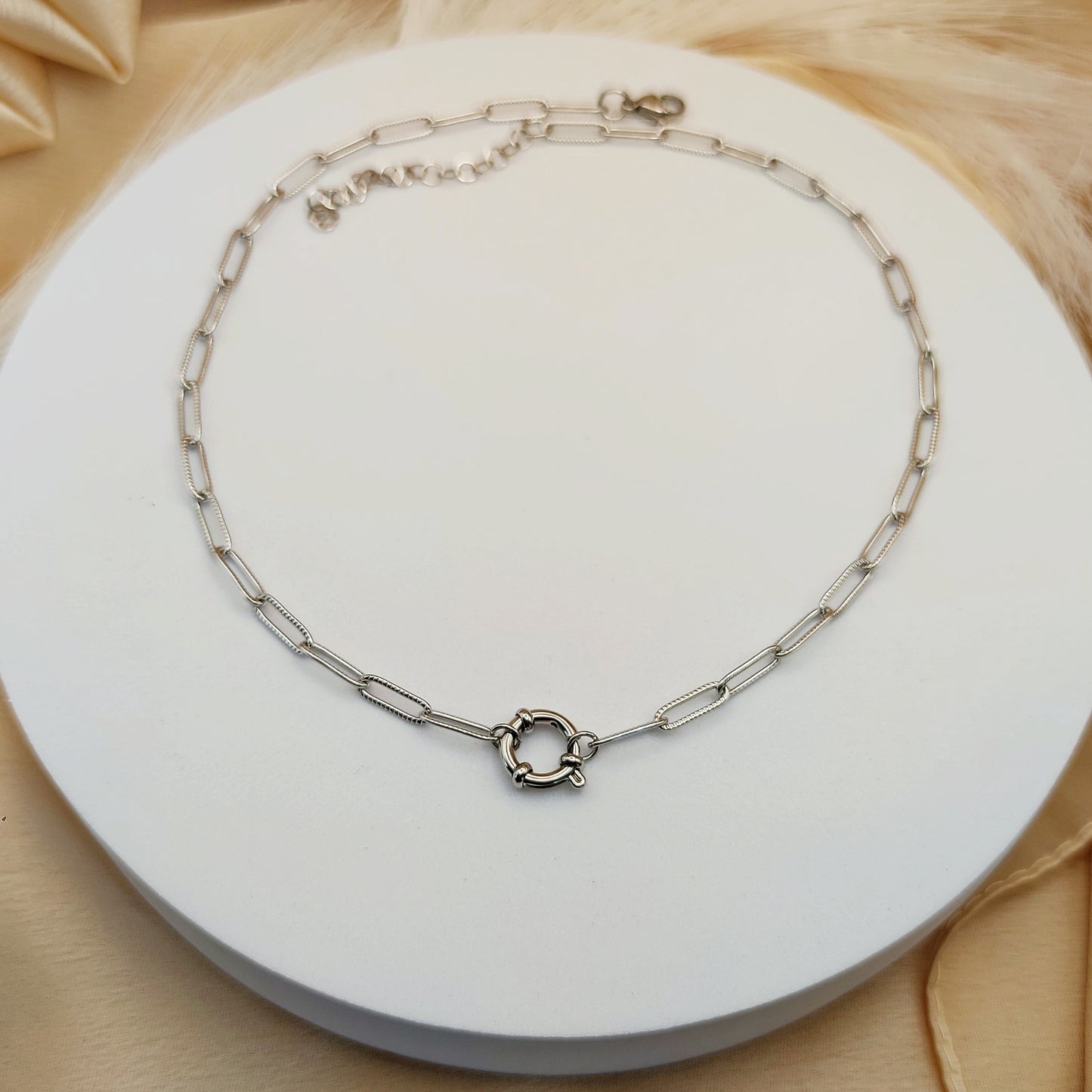 Collana basic con cerchio