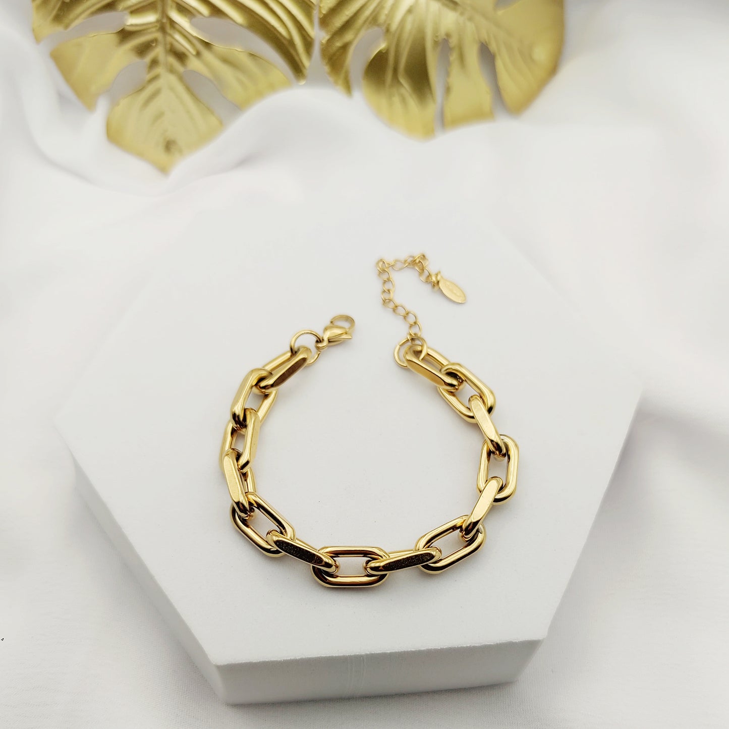 Bracciale oval chain oro
