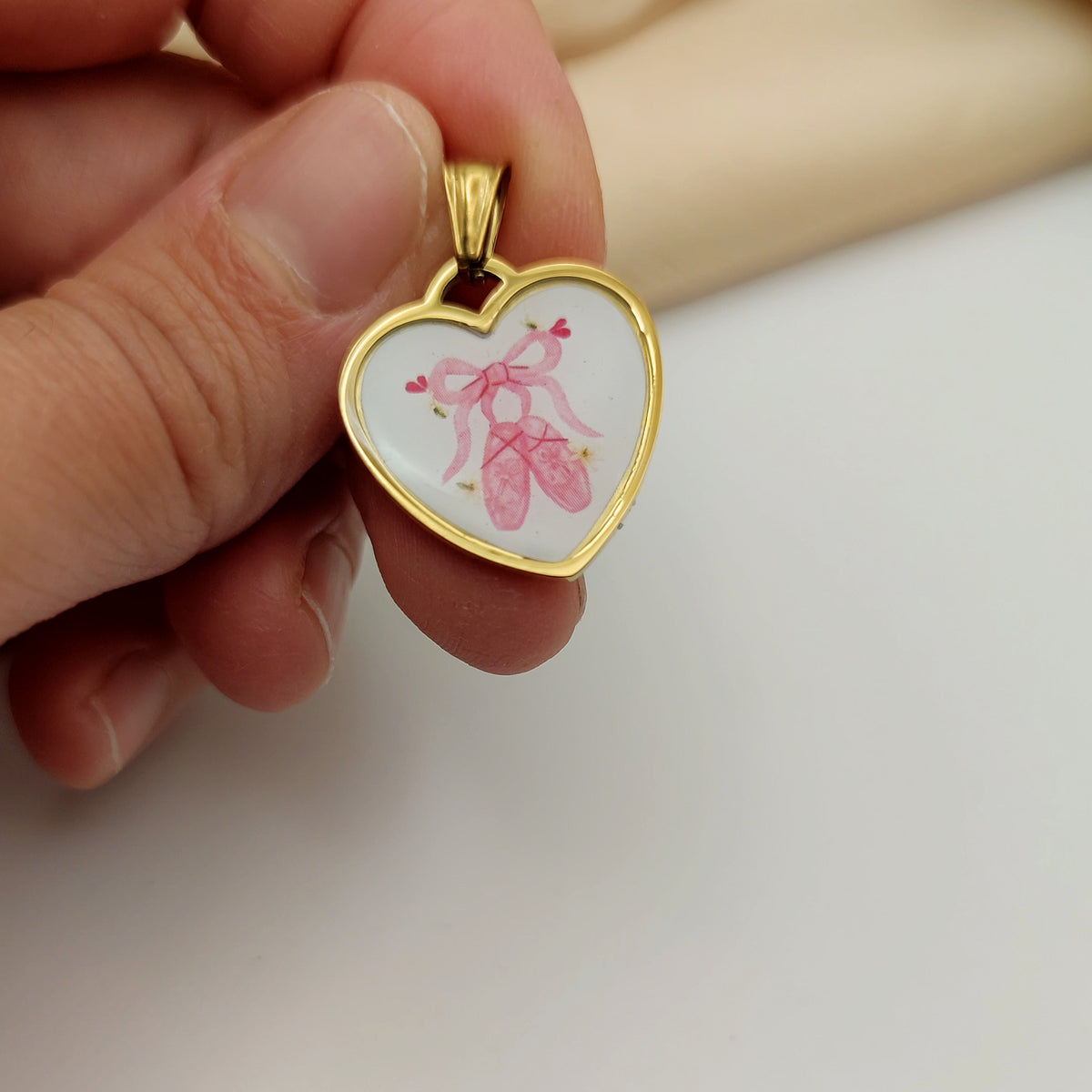 Ciondolo cuore danza
