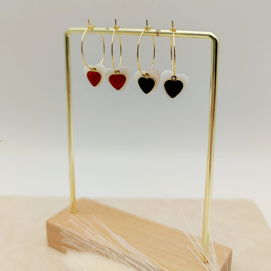 Cerchietti cuoricini madreperla