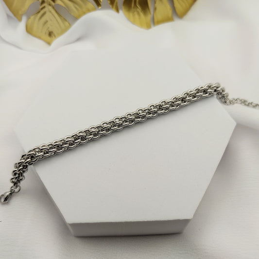 Bracciale intreccio argento