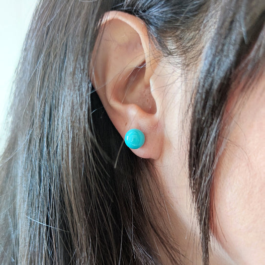 Orecchini perline turchesi