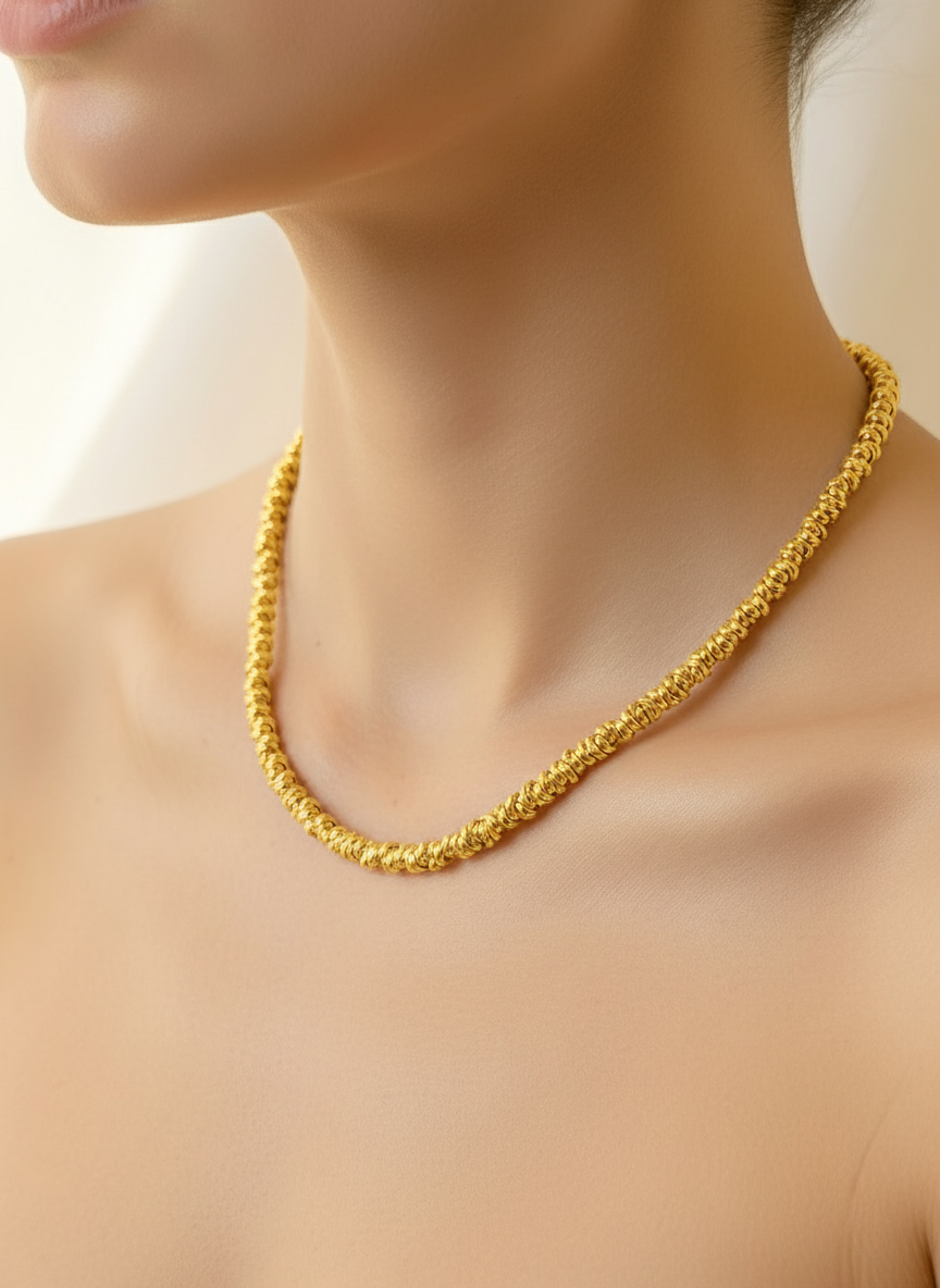 Collana nodini Gold