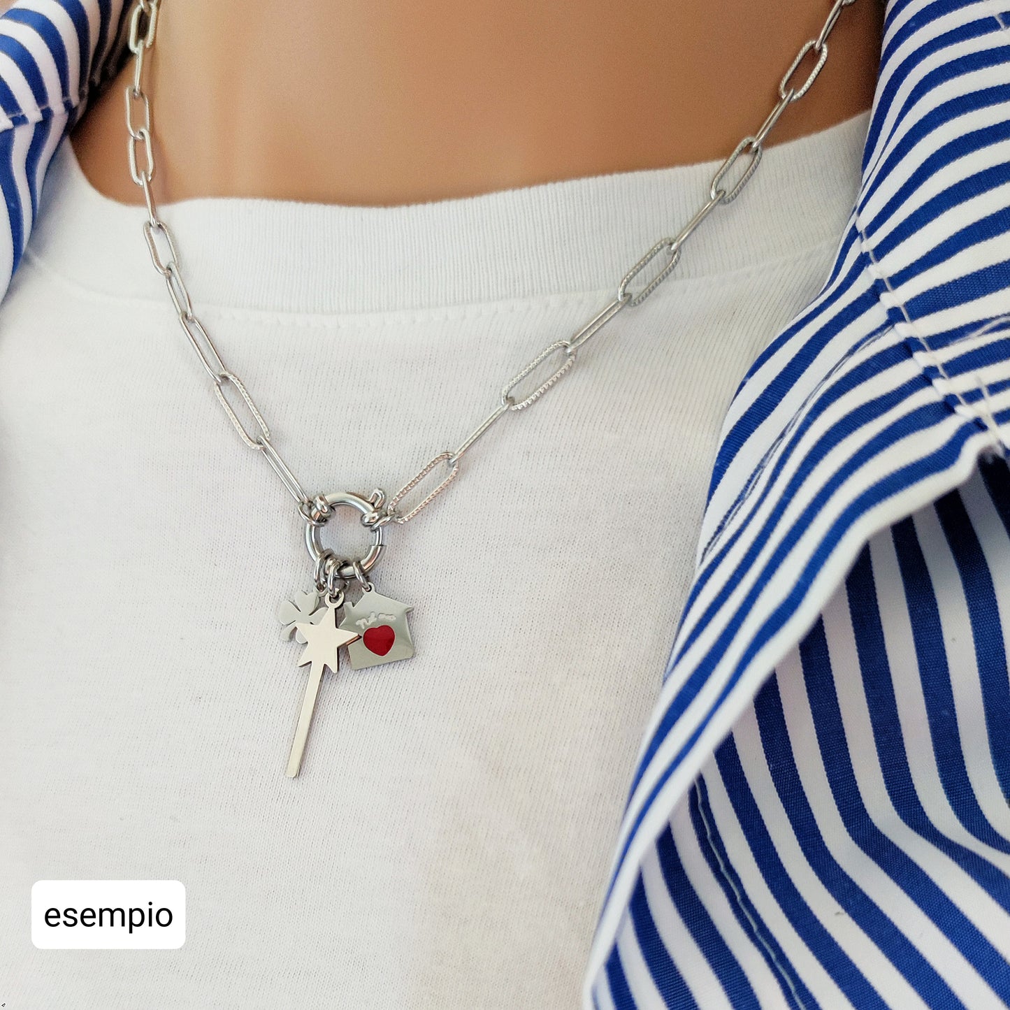 Collana basic con cerchio