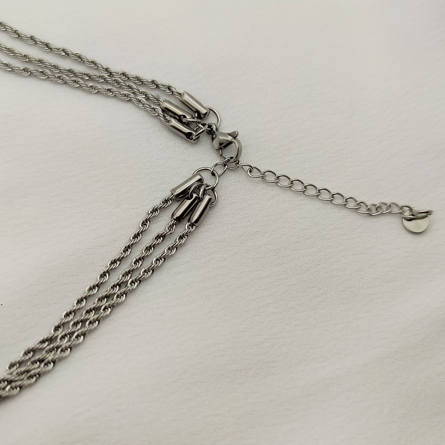 Collana tre fili torcion