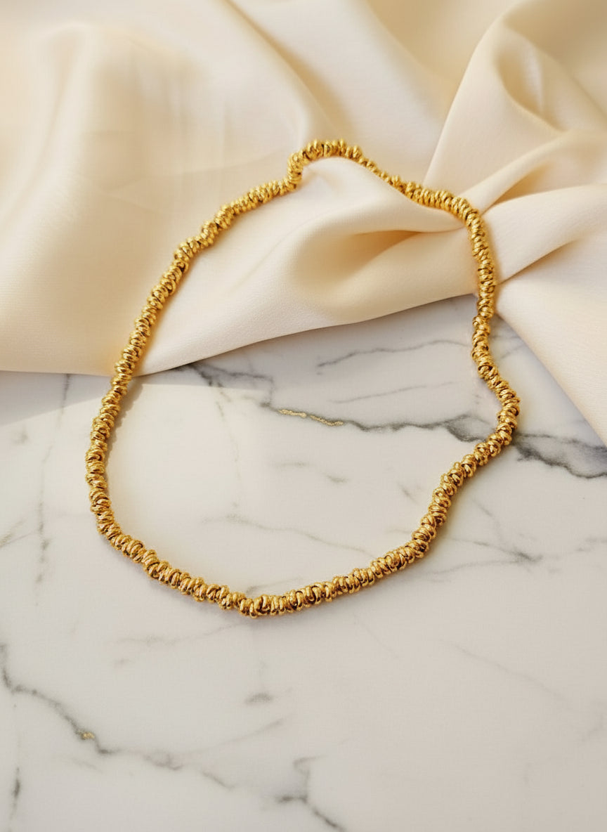 Collana nodini Gold
