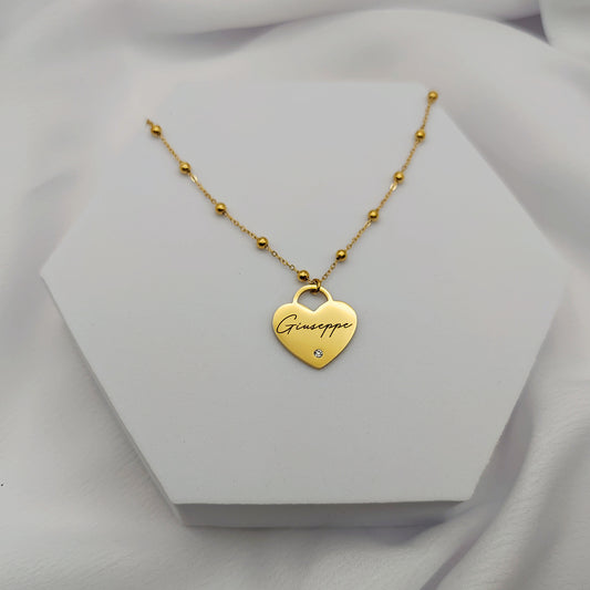 Collana Heart diamond