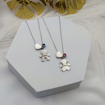 collana  Bebè  punto luce