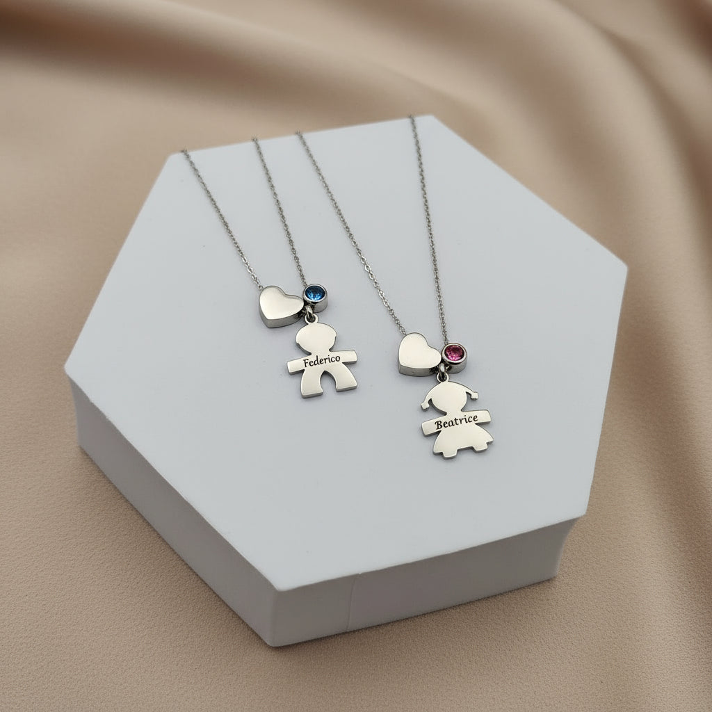 collana  Bebè  punto luce
