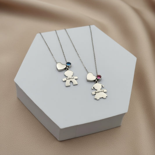 collana  Bebè  punto luce