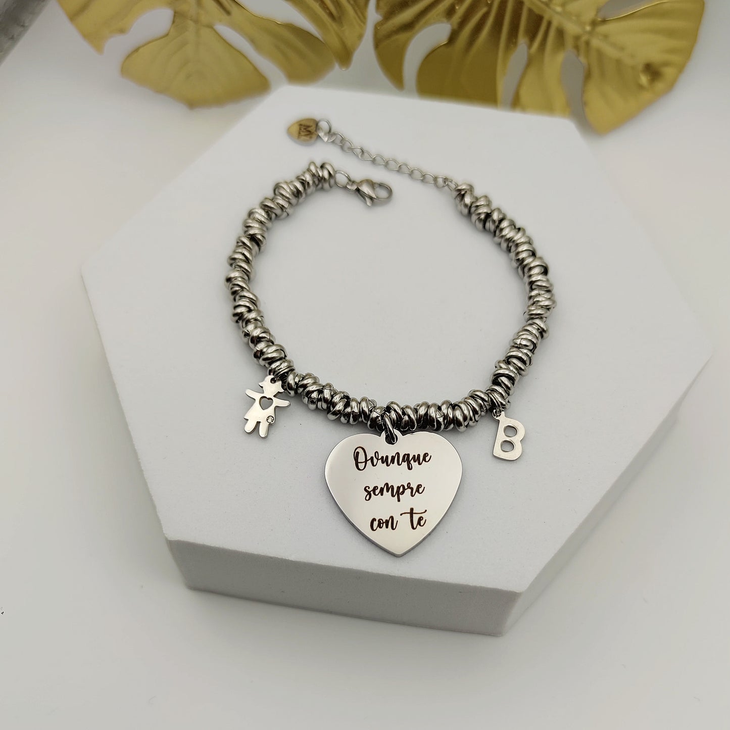Bracciale heart PERSONALIZZABILE