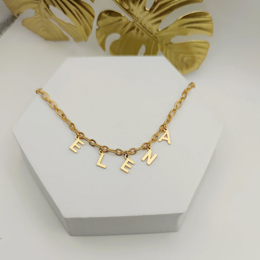Collana con nome gold PERSONALIZZABILE