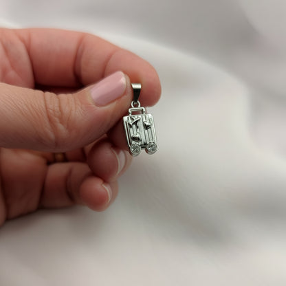 Ciondolo trolley acciaio