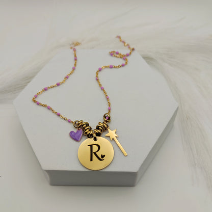 Collana smaltina iniziale PERSONALIZZABILE