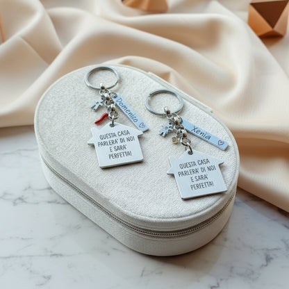 portachiavi casetta multicharms PERSONALIZZABILE a partire da 19,90