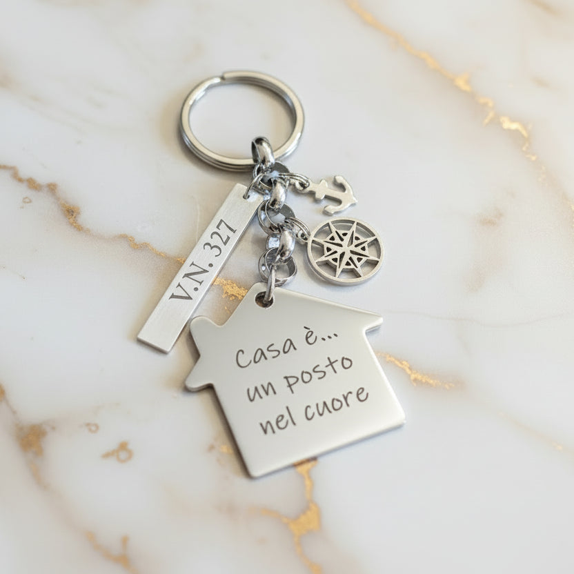 portachiavi casetta multicharms PERSONALIZZABILE a partire da 19,90