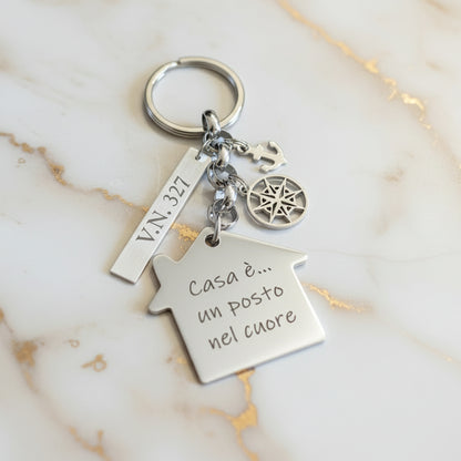 portachiavi casetta multicharms PERSONALIZZABILE a partire da 19,90