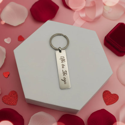 Portachiavi placchetta PERSONALIZZABILE