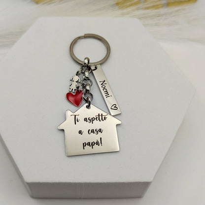 Portachiavi casa bebè PERSONALIZZABILE a partire da €21,90