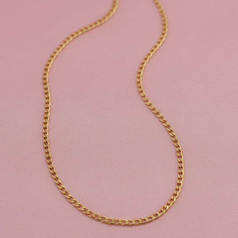 Catenina grumette mini gold lunghezza PERSONALIZZABILE a partire da €10