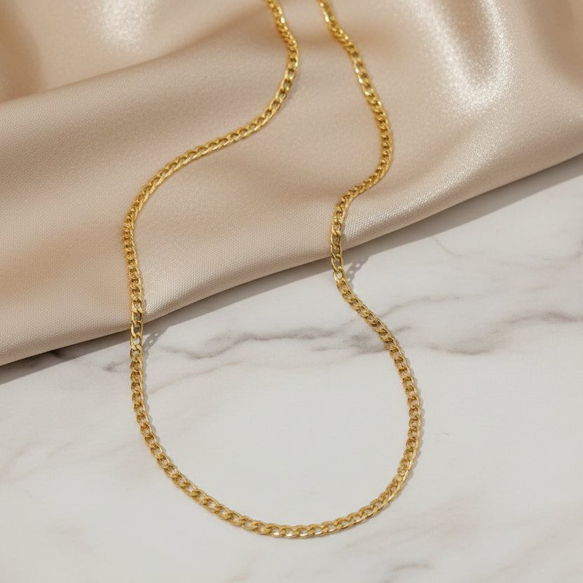 Catenina grumette mini gold lunghezza PERSONALIZZABILE a partire da €10