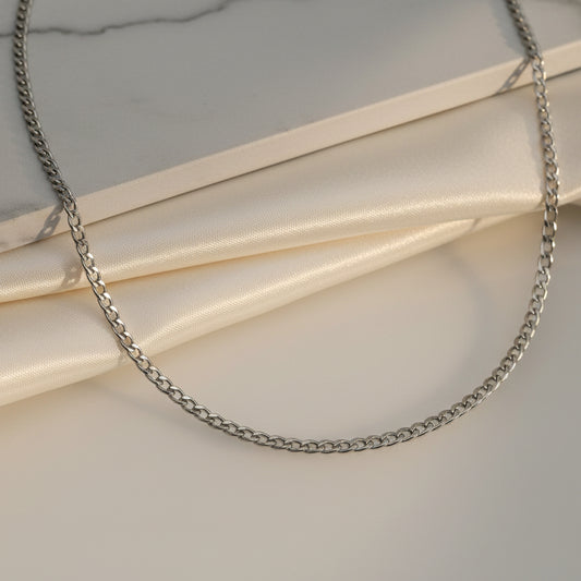 Catenina grumette mini silver lunghezza PERSONALIZZABILE a partire da €10