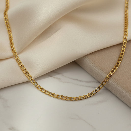 Catenina grumette mini gold lunghezza PERSONALIZZABILE a partire da €10