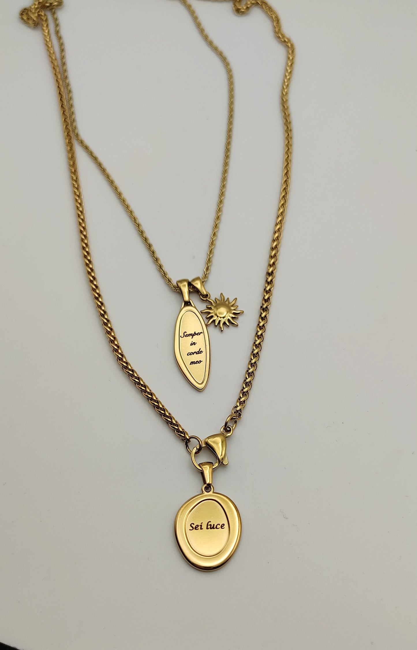 Ciondolo cornice irregular gold PERSONALIZZABILE