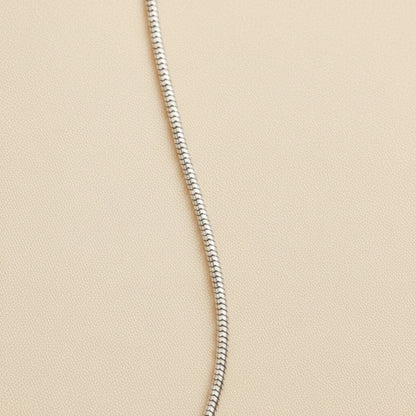 Catenina serpentina silver 40 cm