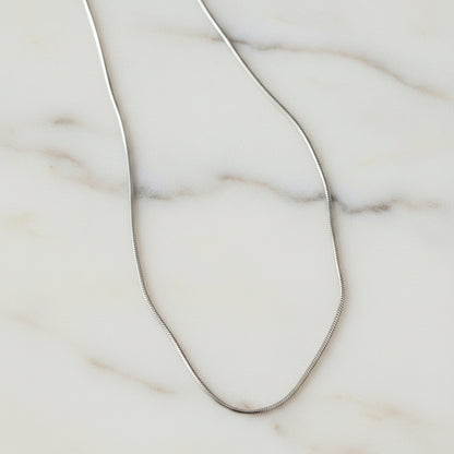 Catenina serpentina silver 40 cm