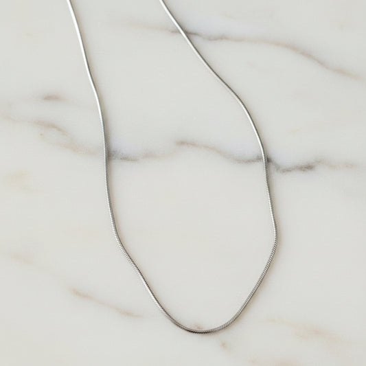 Catenina serpentina silver 40 cm