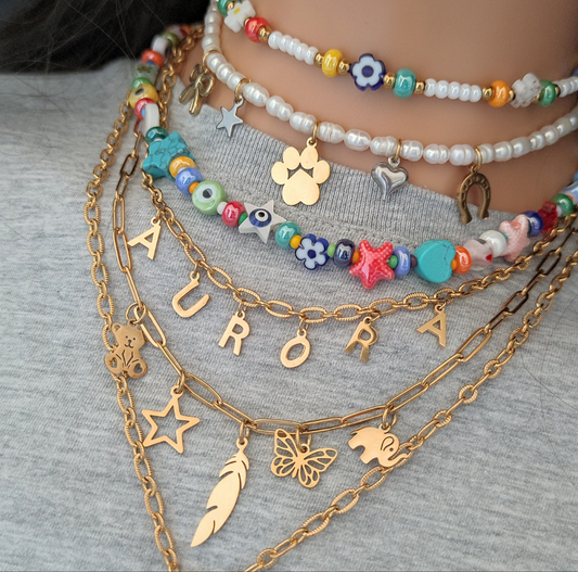 Collana con nome gold