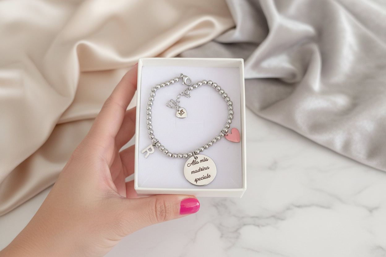 Bracciale sfera PERSONALIZZABILE