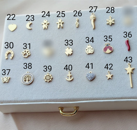 Collana bebè con charms PERSONALIZZABILE