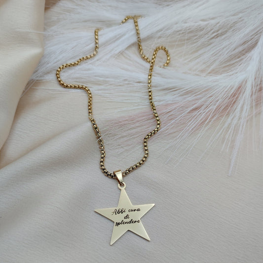 Collana dolce stella gold