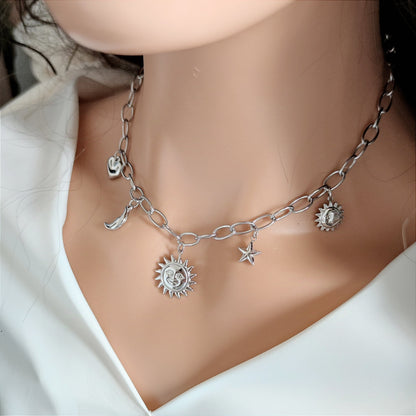 Collana sole silver