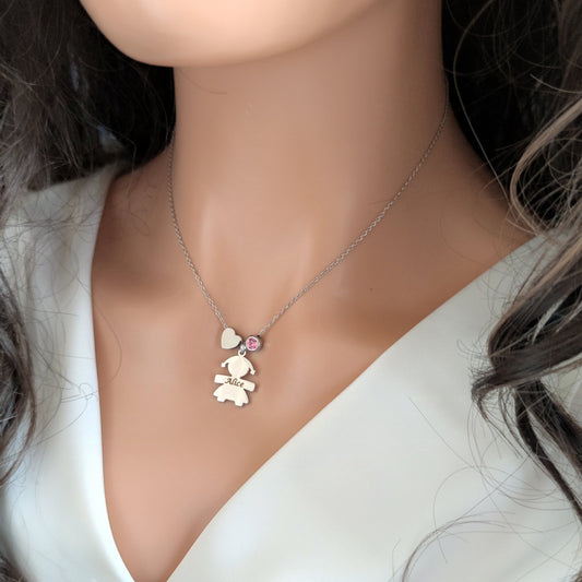 collana  Bebè  punto luce