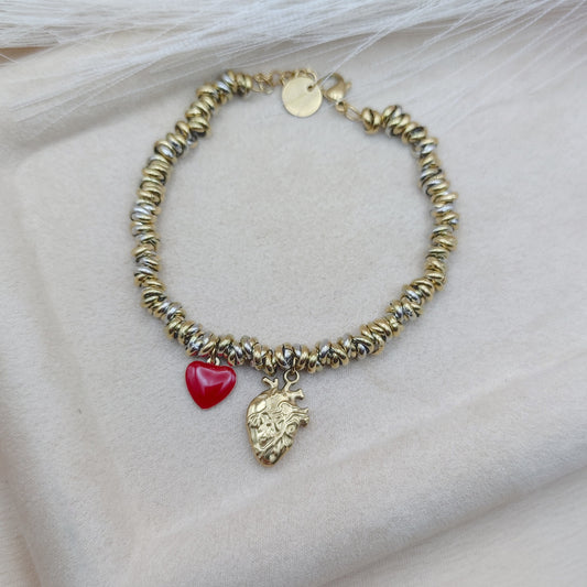 Bracciale anatomic bicolor