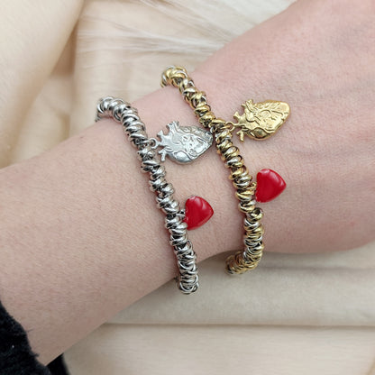 Bracciale anatomic bicolor