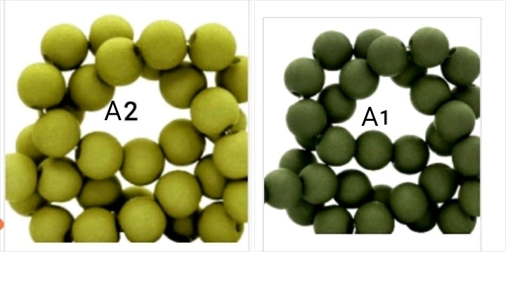 Collana arcobaleno iniziale e cuore