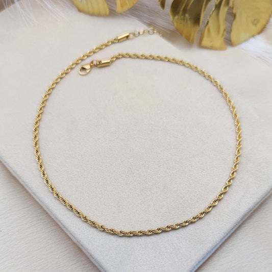 Collana basic torcion gold