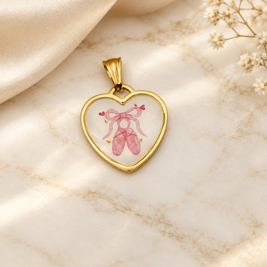 Ciondolo cuore danza