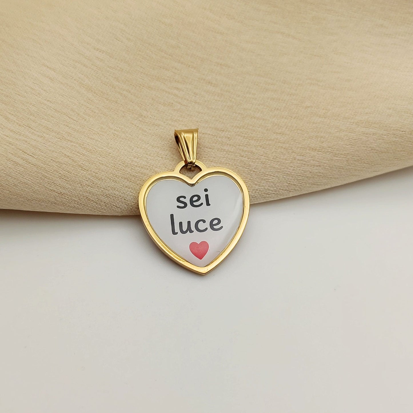 Ciondolo cuore sei luce