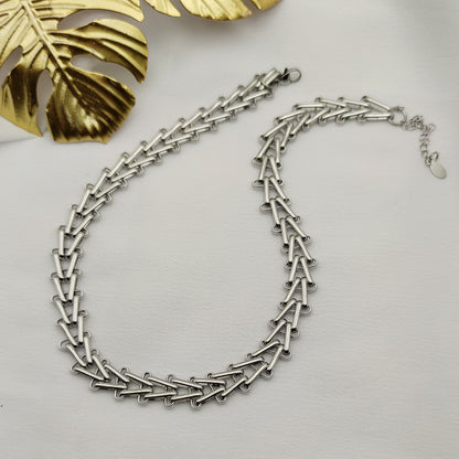 Collana twist silver